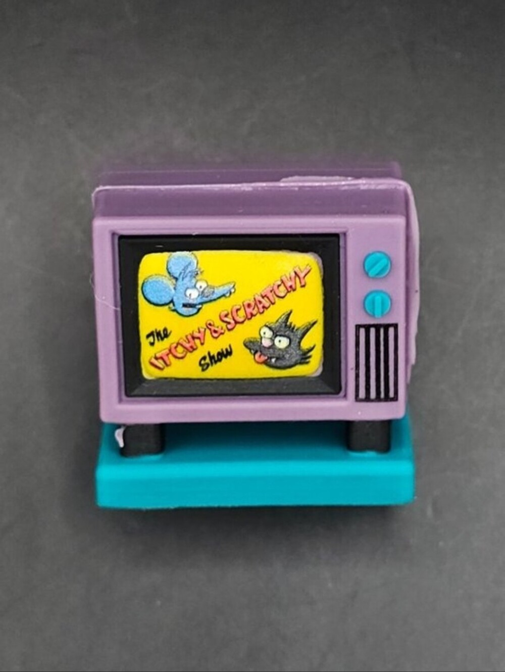 Itchy & Scratchy Show TV 3D Croc Charm